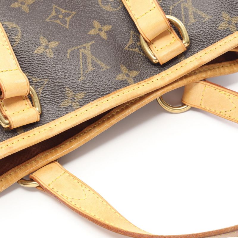Louis Vuitton Handbag Batignolles Monogram M51156 PVC Coated Canvas Leather