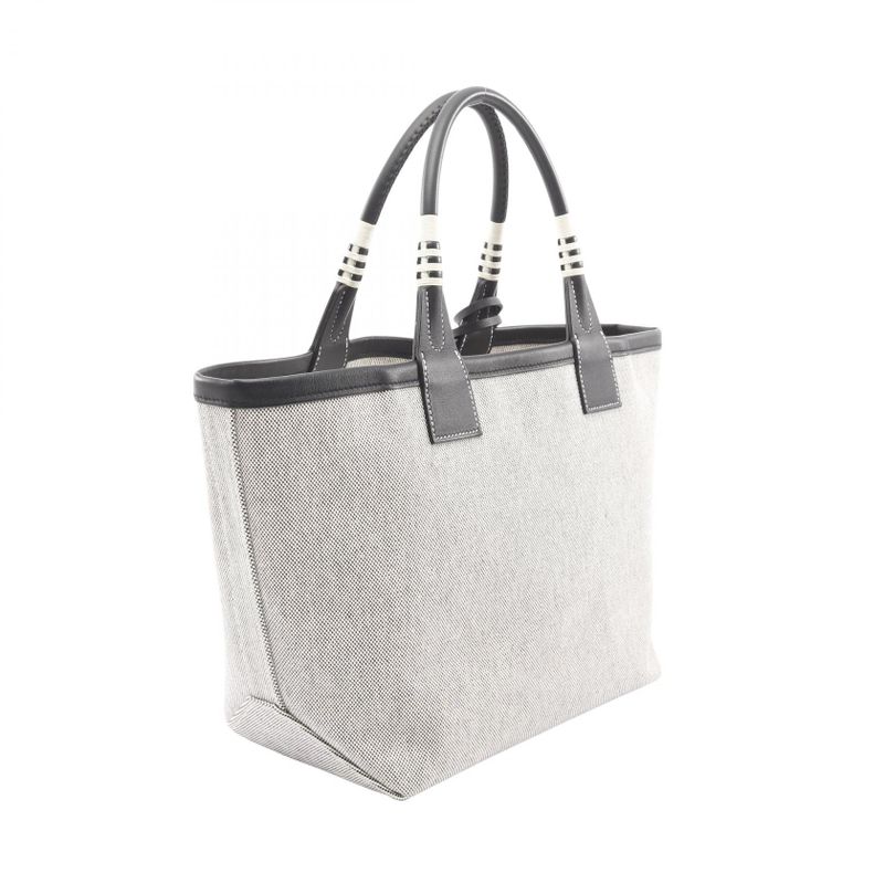 Hermes Tote Bag Steeple 25 083611ck Black Ecru Other Steeple 25 Black Ecru