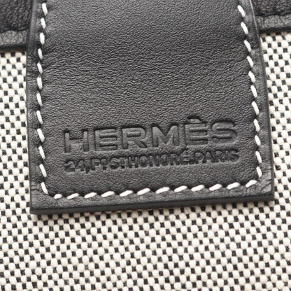 Hermes Tote Bag Steeple 25 083611ck Black Ecru Other Steeple 25 Black Ecru