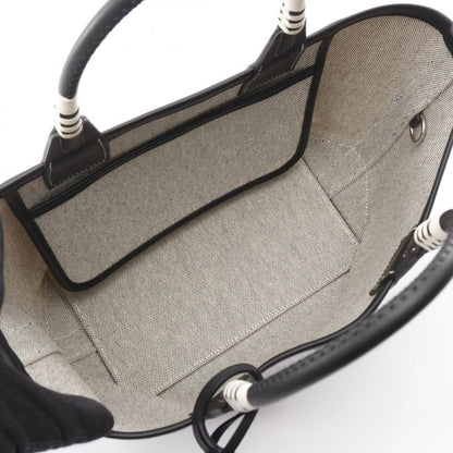 Hermes Tote Bag Steeple 25 083611ck Black Ecru Other Steeple 25 Black Ecru