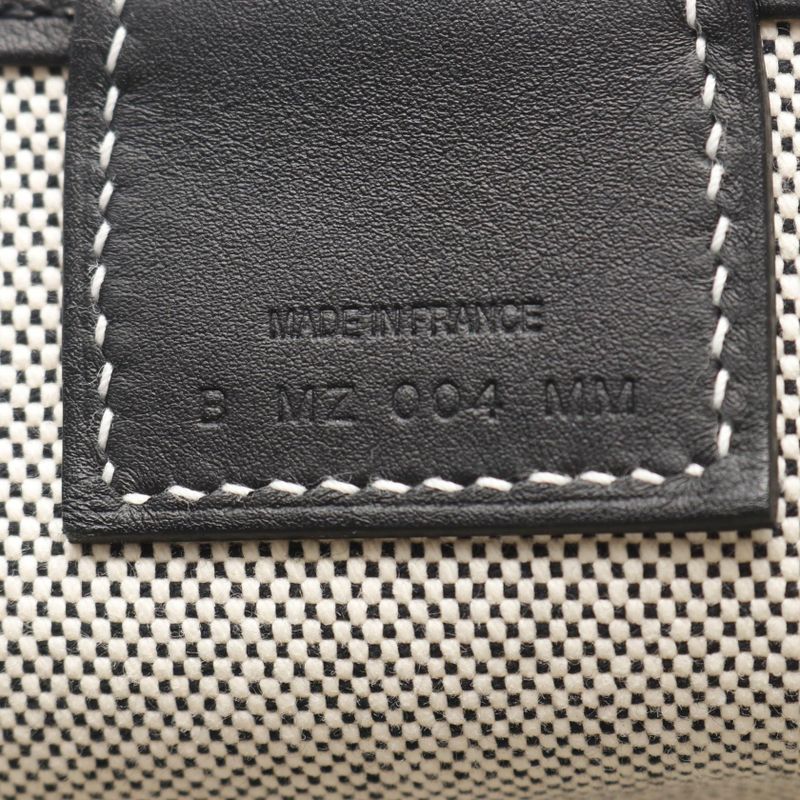 Hermes Tote Bag Steeple 25 083611ck Black Ecru Other Steeple 25 Black Ecru