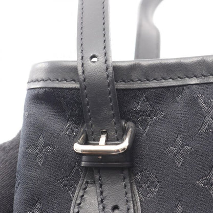 Louis Vuitton Handbag Little Bucket Monogram Satin M92144 Noir Black Fabric