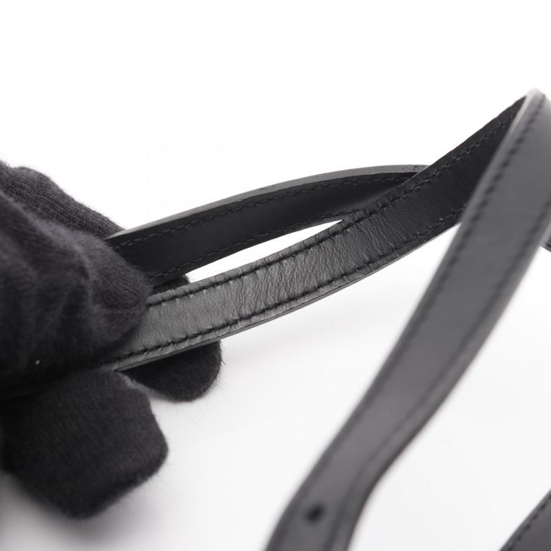 Louis Vuitton Handbag Little Bucket Monogram Satin M92144 Noir Black Fabric