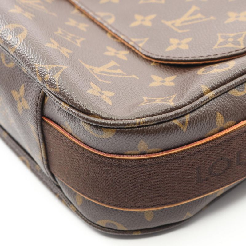 Louis Vuitton Shoulder Bag Messenger Bobourg MM Monogram M97038 PVC Coated