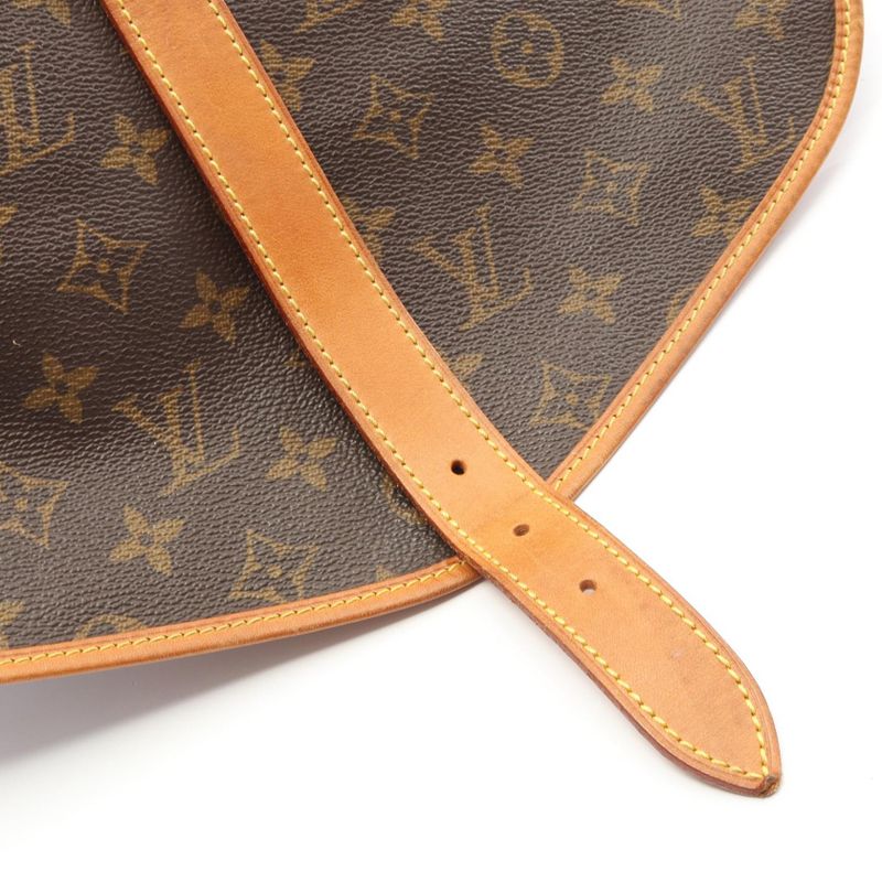Louis Vuitton Shoulder Bag Saumur 35 Monogram M42254 PVC Coated Canvas Leather