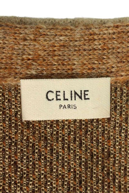 Celine 2a584382d Argyle Pattern Mohair Cardigan Men's S