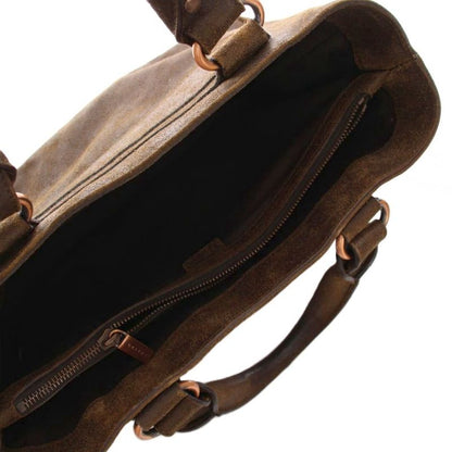 Celine Boogie Bag Handbag Suede Brown CE00 82 YM - OH