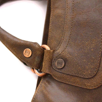 Celine Boogie Bag Handbag Suede Brown CE00 82 YM - OH