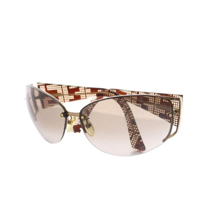 Fendi Zucca Pattern Logo Sunglasses 65□11 Brown Fs483 YM - OH
