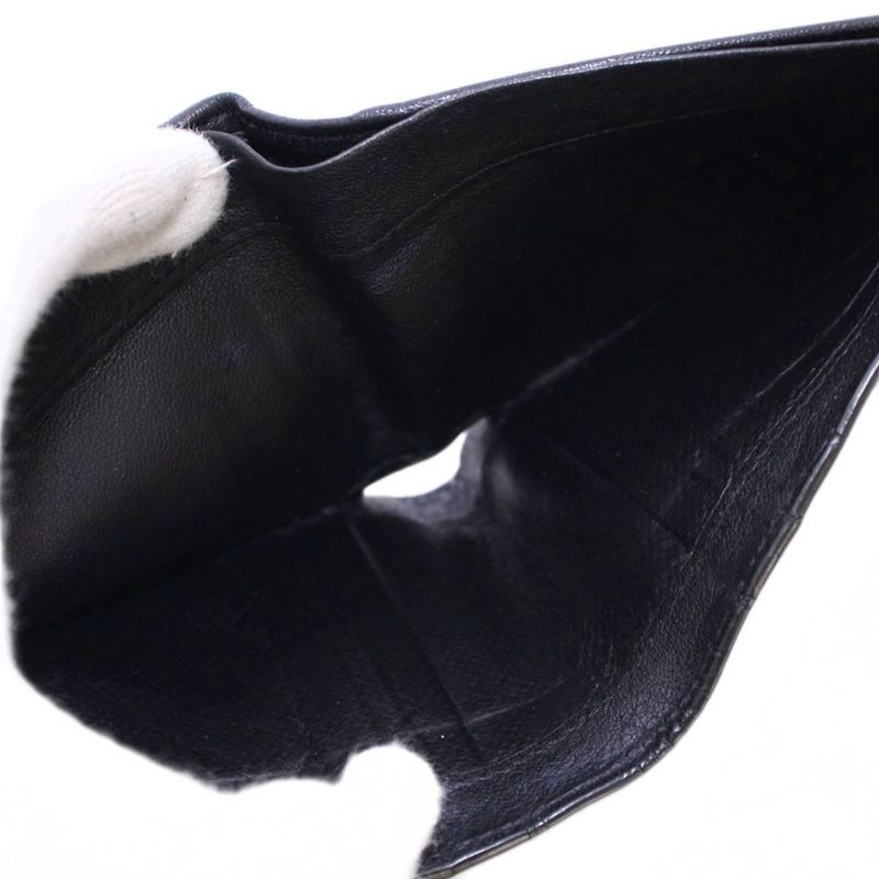 Bottega Veneta Intrecciato Fold Wallet Compact Wallet Square Leather Bicolor