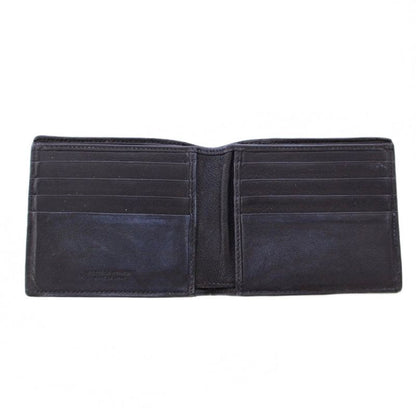 Bottega Veneta Intrecciato Fold Wallet Compact Wallet Square Leather Bicolor