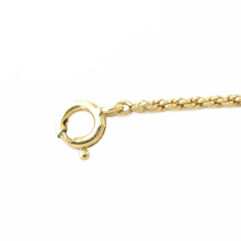 Christian DIOR Necklace Pendant CD Logo Gold Color AE - GY47