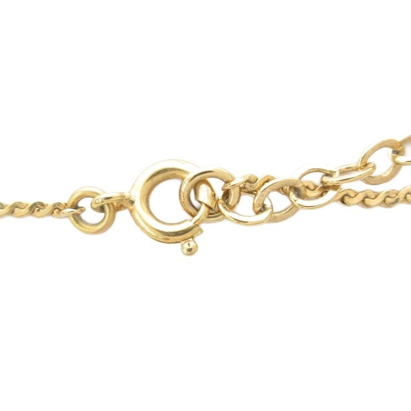 Christian DIOR Necklace Pendant CD Logo Gold Color AE - GY47