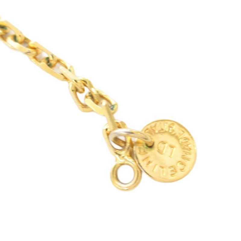 Celine Necklace Pendant Arc De Triomphe Motif Gold-colored AE - GY47