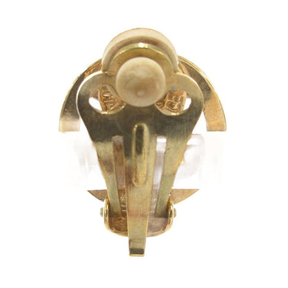 Celine Macadam Triomphe Earrings Logo Gold Color AE - GY47