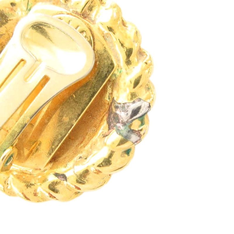 Celine Triomphe Macadam Scarf Ring Earrings Gold Color AE - GY47