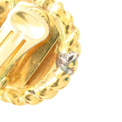 Celine Triomphe Macadam Scarf Ring Earrings Gold Color AE - GY47