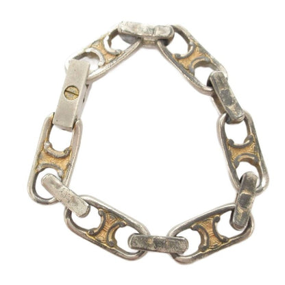 Celine Triomphe Bracelet Chain Silver Color AE - GY47