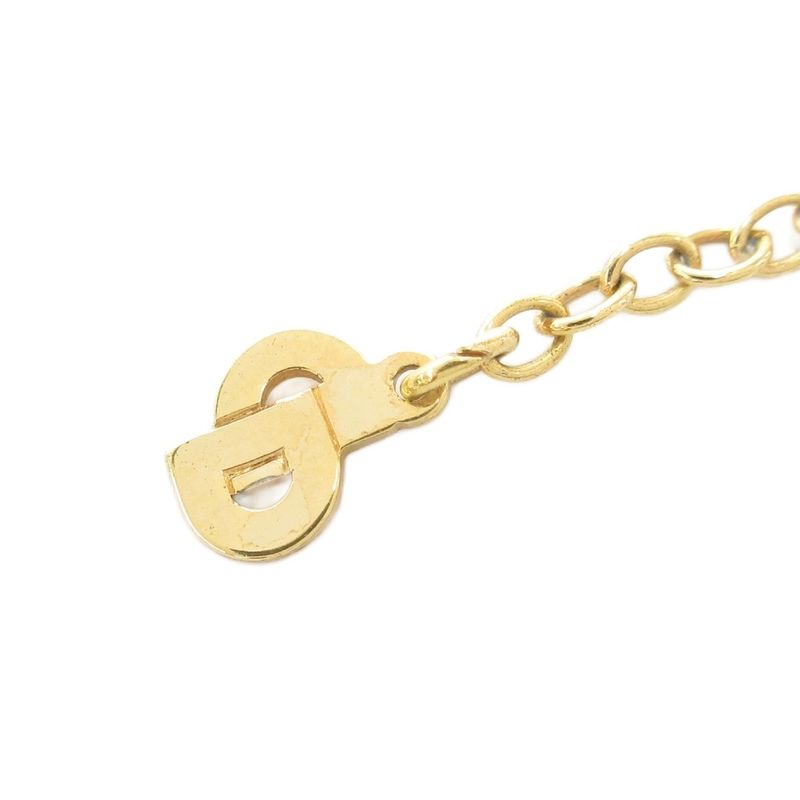Christian DIOR Necklace Pendant CD Logo Gold Color AE - GY47