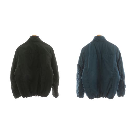 Prada 23AW Triangle Plate Triangle Logo Blouson Jacket Cotton Reversible 52