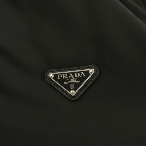 Prada 23AW Triangle Plate Triangle Logo Blouson Jacket Cotton Reversible 52