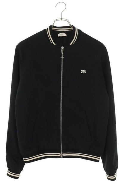 Celine 2y04h121o Triomphe Embroidered Track Jacket Blouson Men's XS