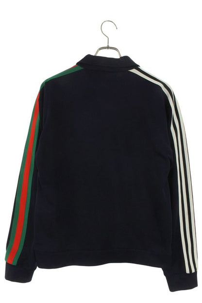 Gucci X Adidas 692112 Xjekx Logo Embroidered Jersey Track Jacket Men's L
