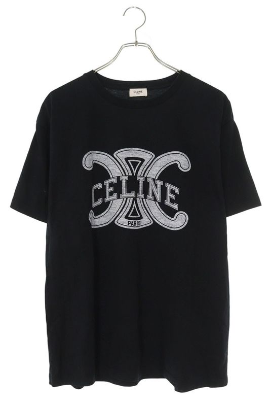 Celine Rx0bo671q Logo Print T-shirt Men S