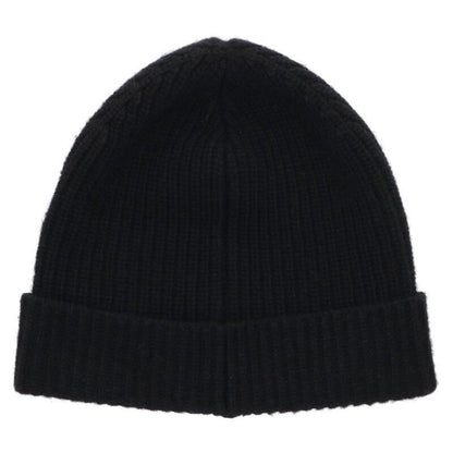 Celine 2a25r535q Logo Patch Knit Hat Men's TU