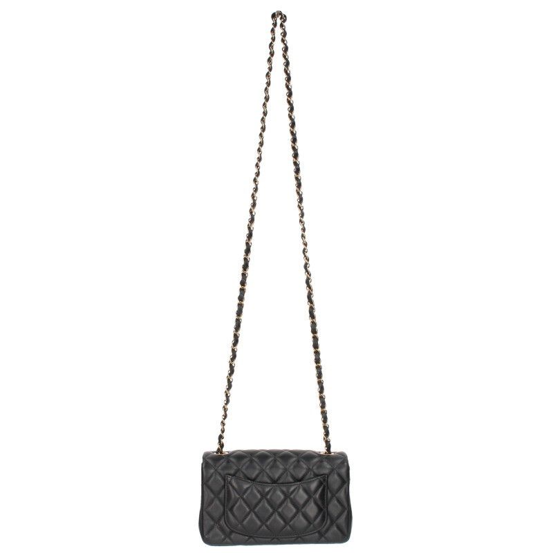 Chanel Mini Matelasse 20 Lambskin Chain Leather Shoulder Bag Women 20