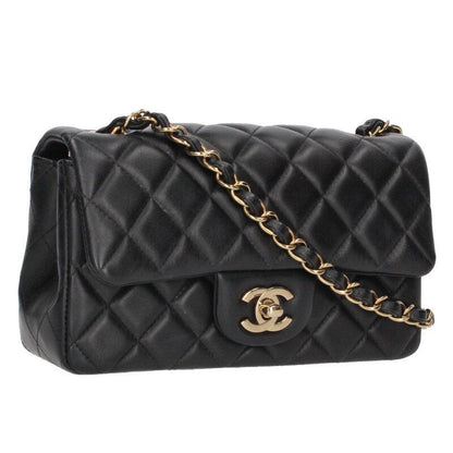 Chanel Mini Matelasse 20 Lambskin Chain Leather Shoulder Bag Women 20