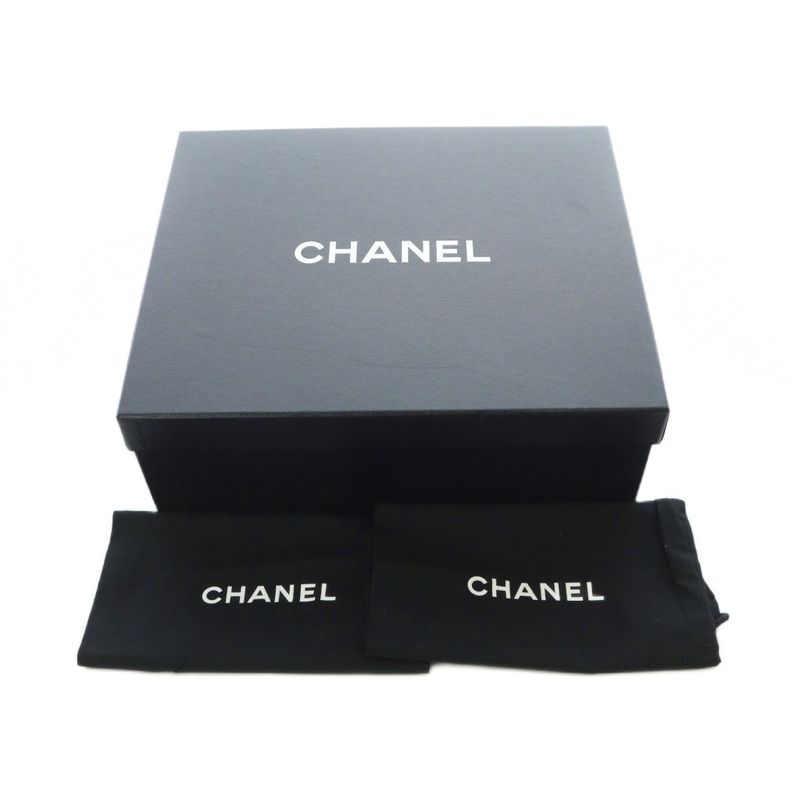 Chanel 15B Coco Mark Lace Up Short Boots 37 24cm (9.45in) Black G31104 RI - OS