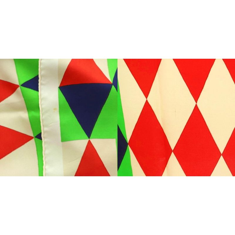 Yves Saint Laurent YVES Saint Laurent Vintage Scarf Geometric Pattern All Over