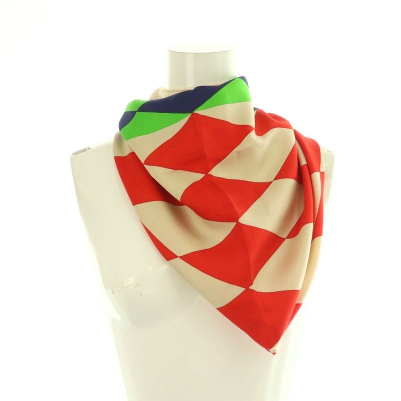 Yves Saint Laurent YVES Saint Laurent Vintage Scarf Geometric Pattern All Over