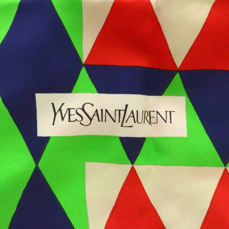 Yves Saint Laurent YVES Saint Laurent Vintage Scarf Geometric Pattern All Over