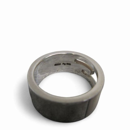 Gucci Gring Silver 925 Size 12 K308626 1123