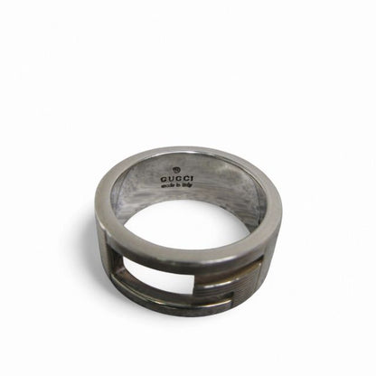 Gucci Gring Silver 925 Size 12 K308626 1123