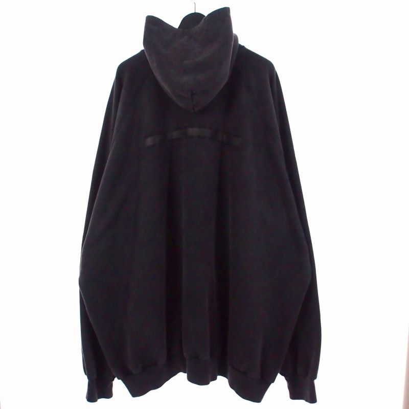 Balenciaga 22AW Taped Logo Hoodie Pullover 4 Grey Ca00985-ca63081