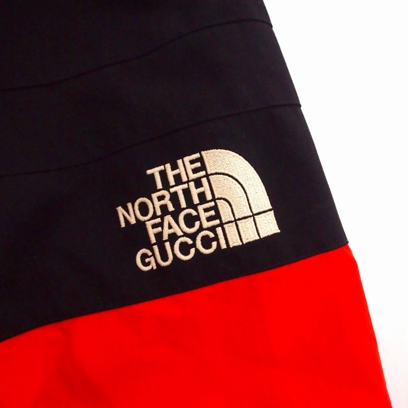Gucci × THE North FACE Mountain Parka Jacket S Orange Black