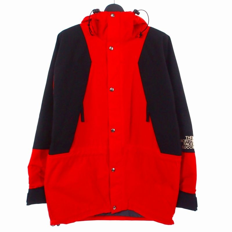 Gucci × THE North FACE Mountain Parka Jacket S Orange Black