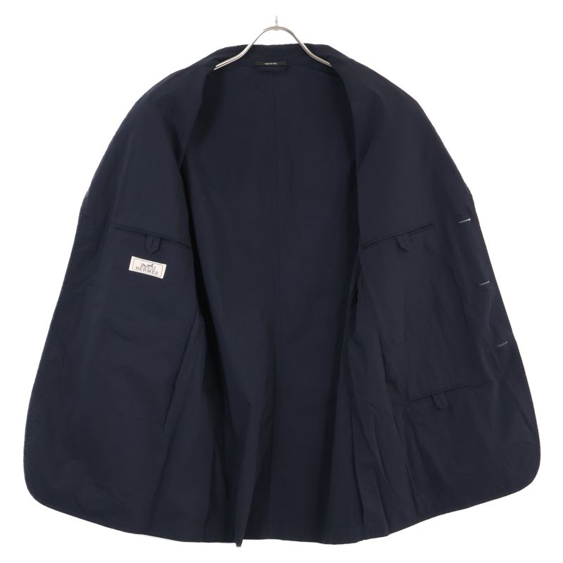 Hermes 21ss 11-5271 G19983k Nylon and Polyurethane 3b Tailored Jacket 48