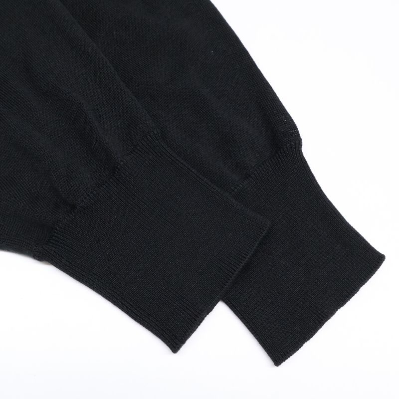 Hermes 4h2622d9 Wool Silk Logo Embroidered Ribbed Sweater 38