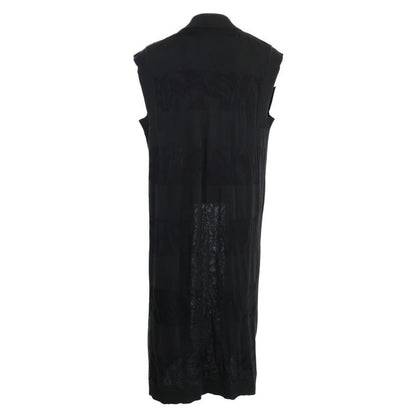 Hermes Silk Cotton Sleeveless Long Gilet Cardigan 38