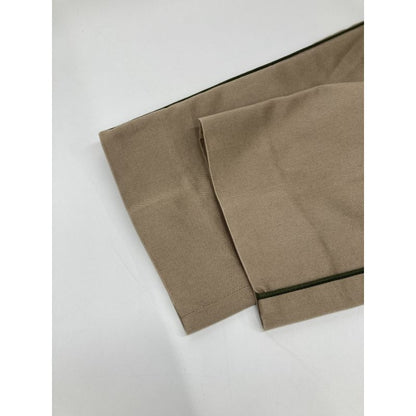 Gucci 465518 17 Year Beige Sideline Tapered Pants 48