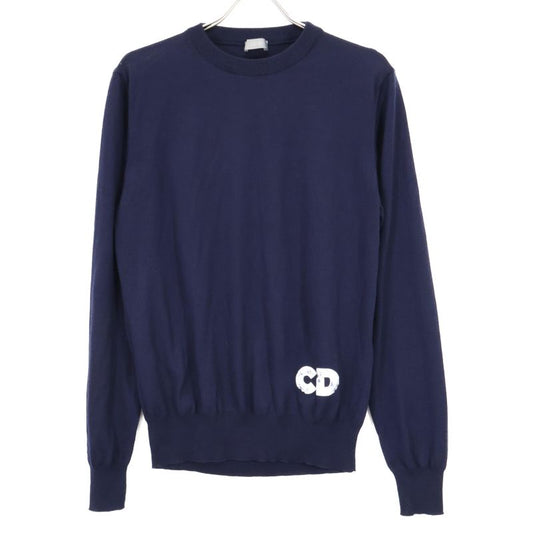 Dior Homme Dior Homme 023m671at845 X Daniel Arsham Logo Print Knit Sweater S