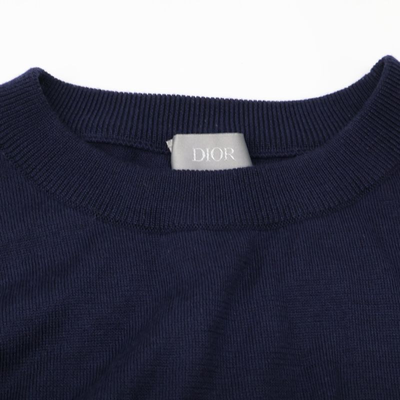 Dior Homme Dior Homme 023m671at845 X Daniel Arsham Logo Print Knit Sweater S