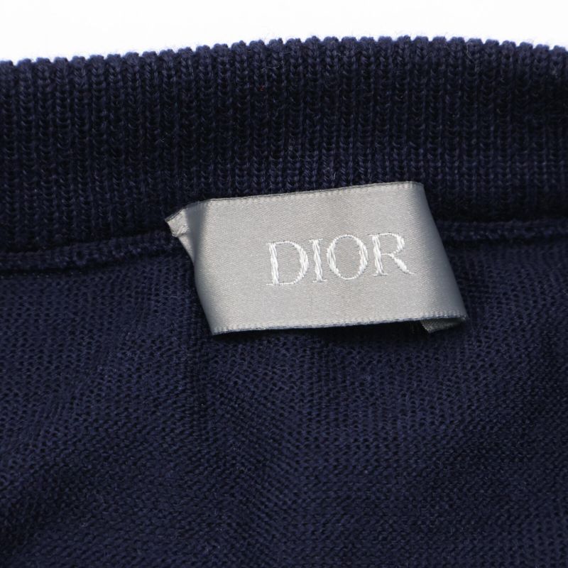Dior Homme Dior Homme 023m671at845 X Daniel Arsham Logo Print Knit Sweater S