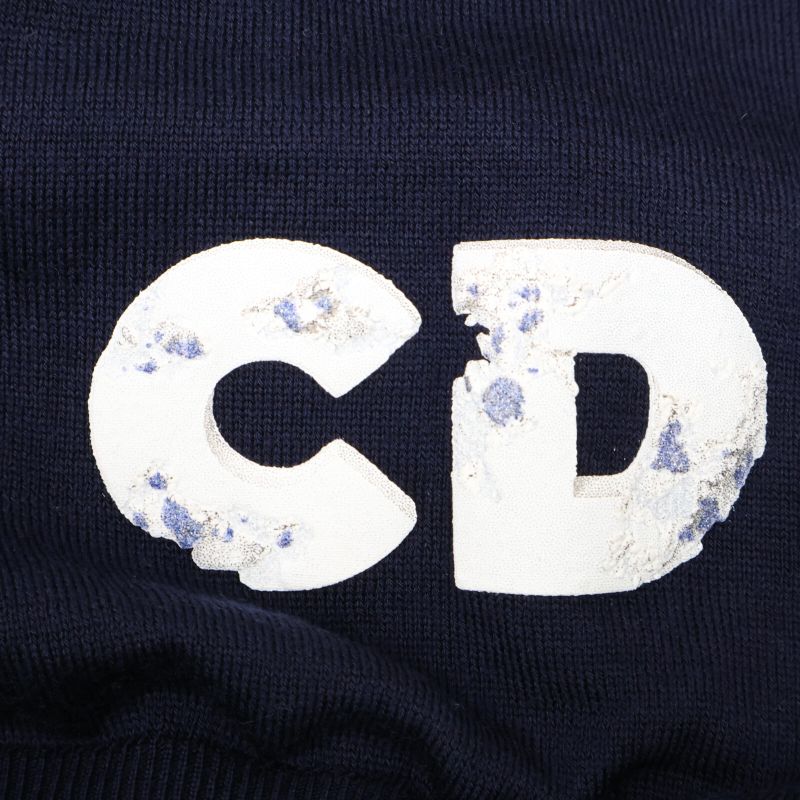 Dior Homme Dior Homme 023m671at845 X Daniel Arsham Logo Print Knit Sweater S