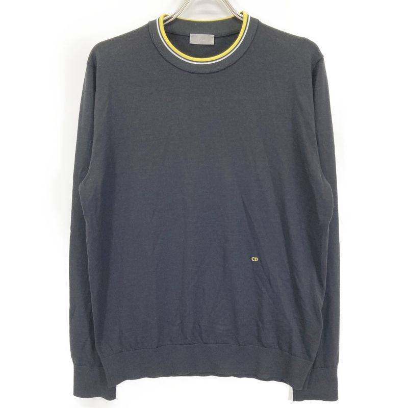 Dior Homme Dior Homme 763m648kt637 Black Knitted Sweater L