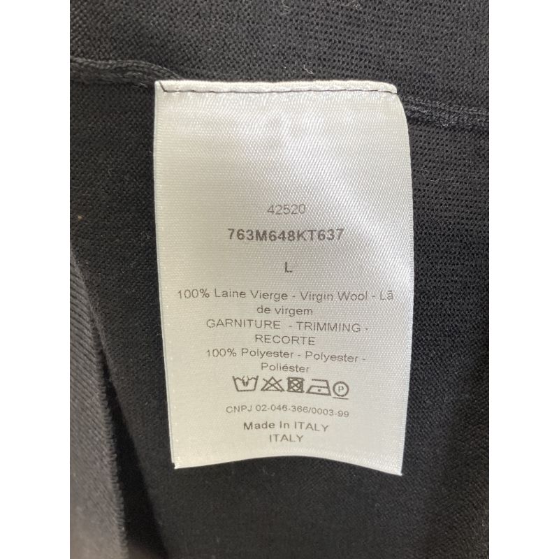 Dior Homme Dior Homme 763m648kt637 Black Knitted Sweater L